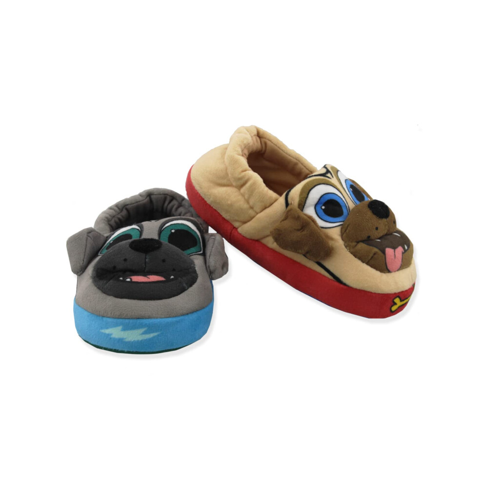 Disney Puppy Dog Pals Bingo Rolly Toddler Plush Aline Slippers with 3D