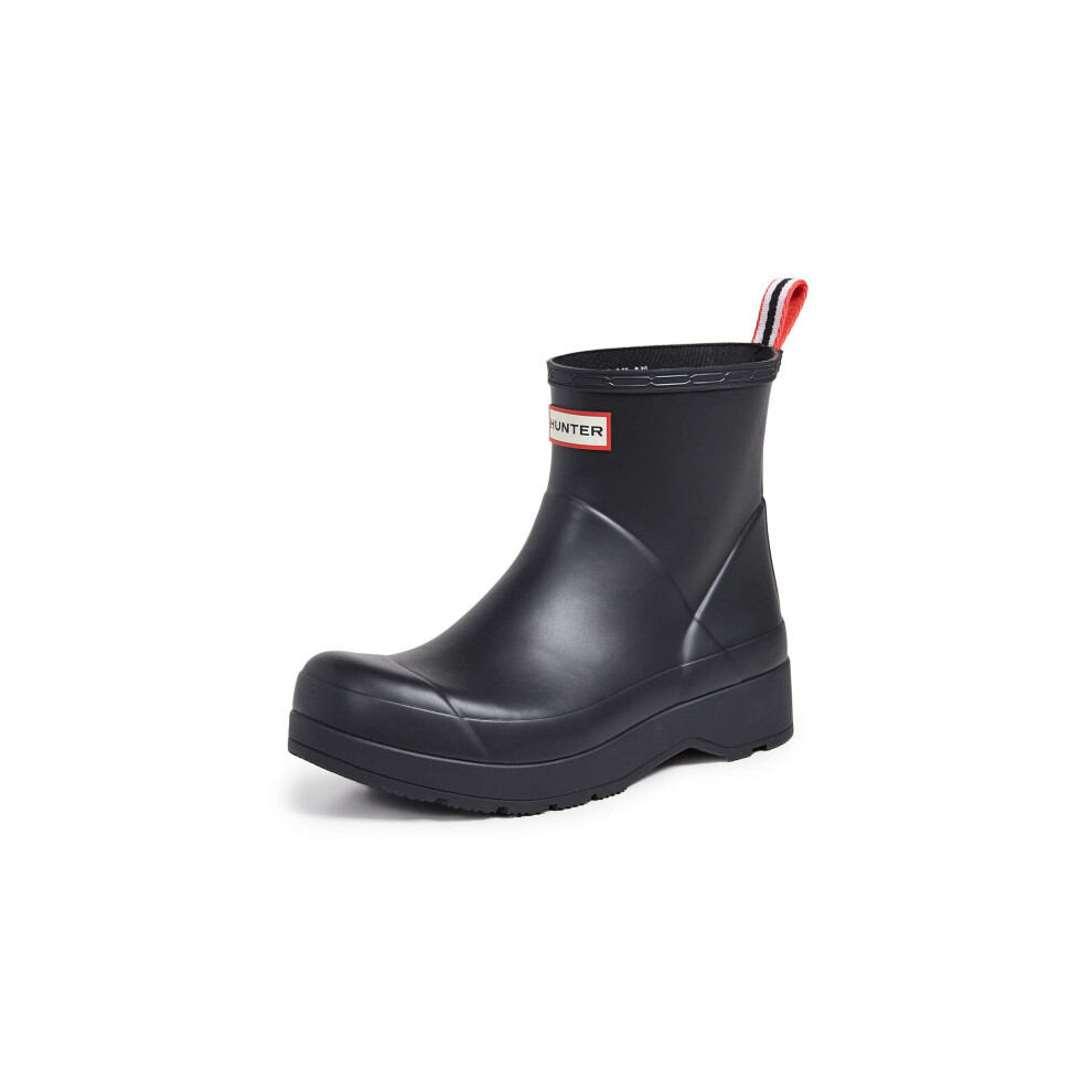 Hunter Men's Play Short Rain Boot 10 Black