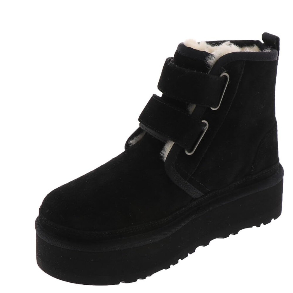 UGG Unisex-Child Neumel Platform Boot  Black  2