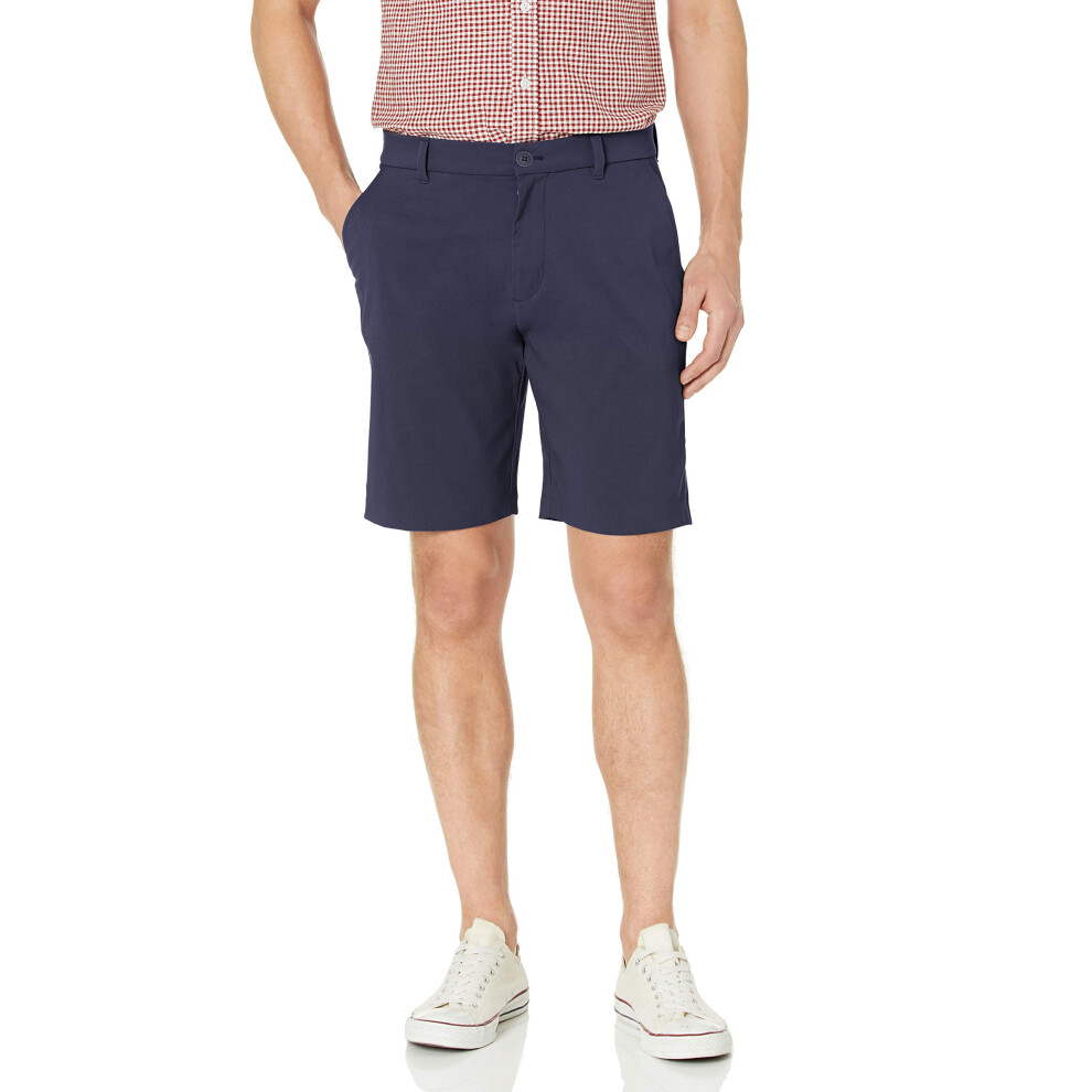 Tommy Hilfiger Men's Sport Tech Chino Shorts  Sky Captain  30