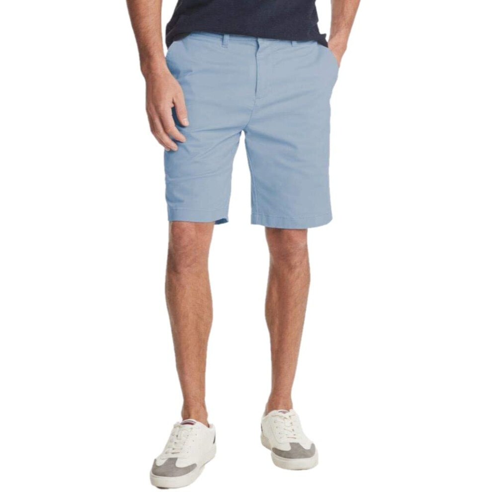 Tommy Hilfiger Men's Casual Stretch Chino Shorts  Captain's Blue Hilfi