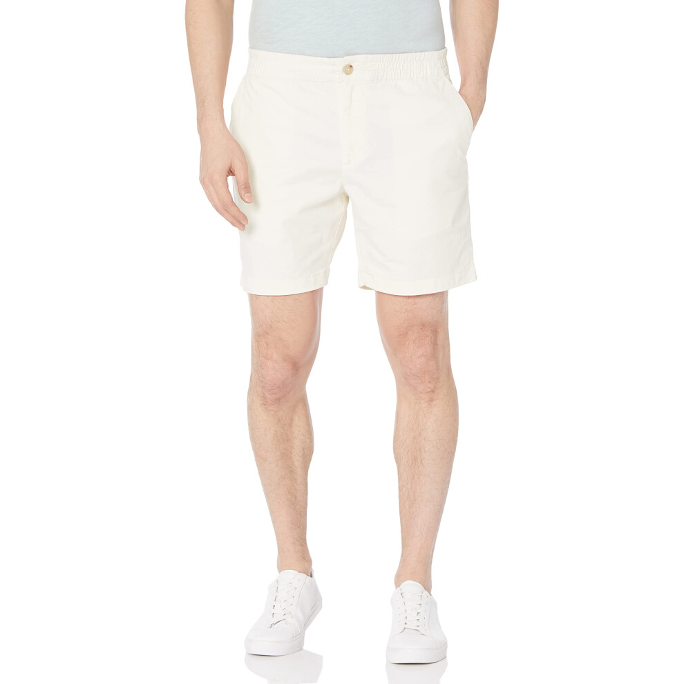 Tommy Hilfiger Men's Stretch Waistband Shorts  Milky Way