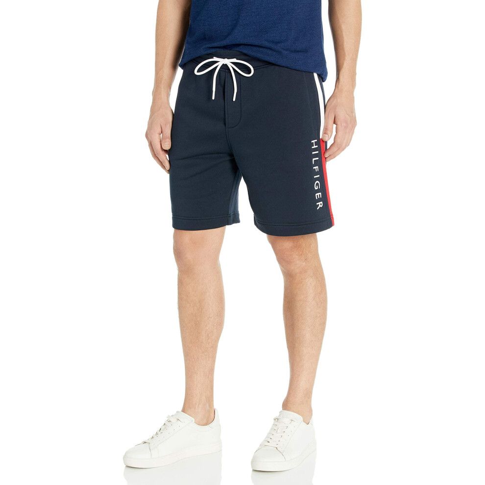 Tommy Hilfiger Men's Essential Fleece Sweat Short  Tommy Navy  M