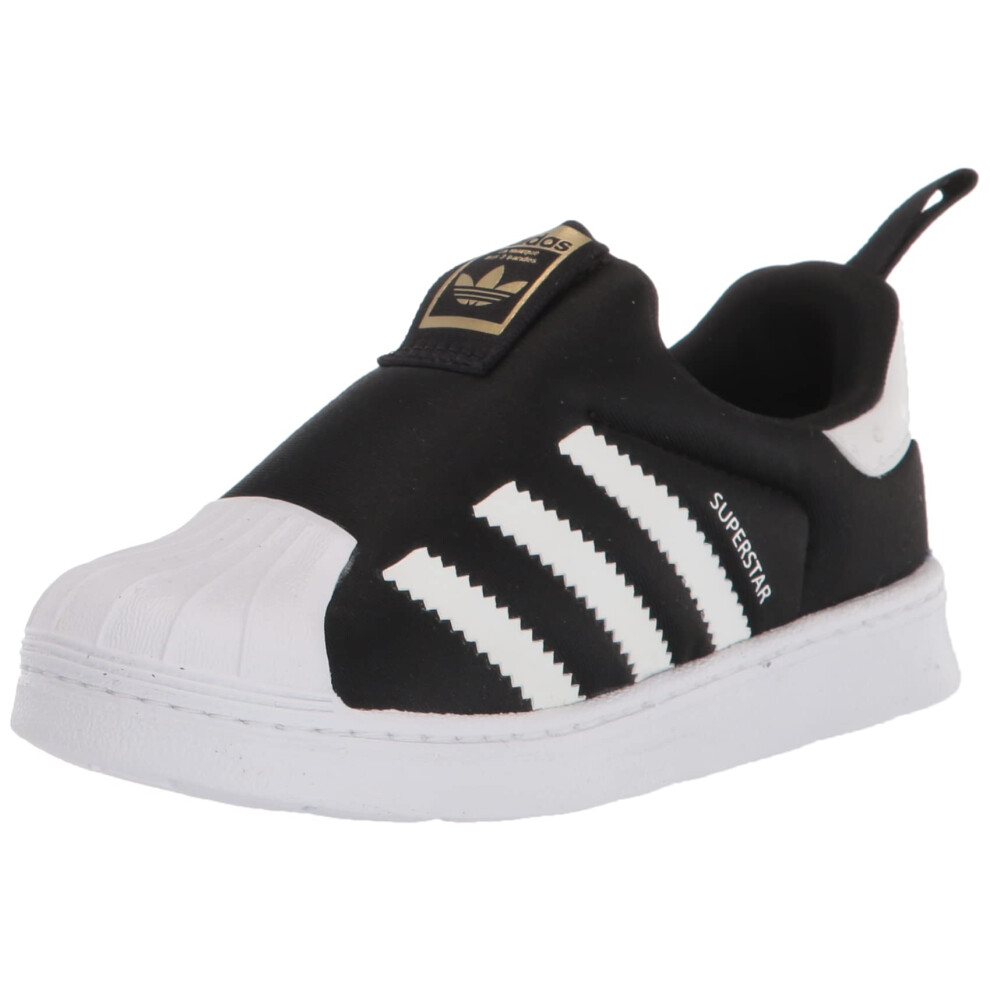 adidas Originals Kids Superstar 360 Sneaker  Core Black/White/Gold Met