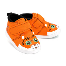 Zapatos Chirriantes ikiki para Niños con Squeaker Ajustable Tigre (6, Jeera Swiftpaw)