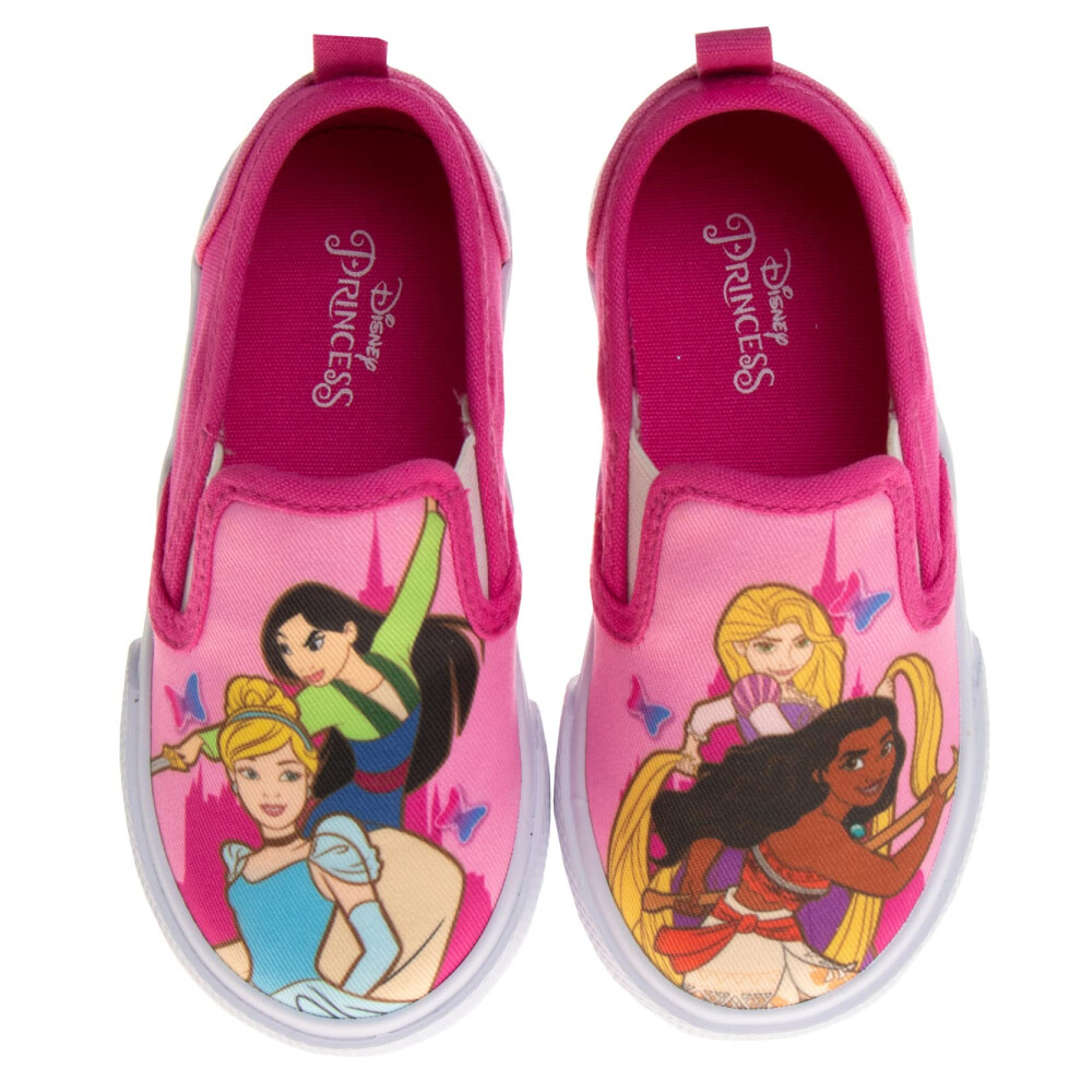 Disney Frozen Shoes for Girls - Princess Anna and Elsa Low Top Slip on