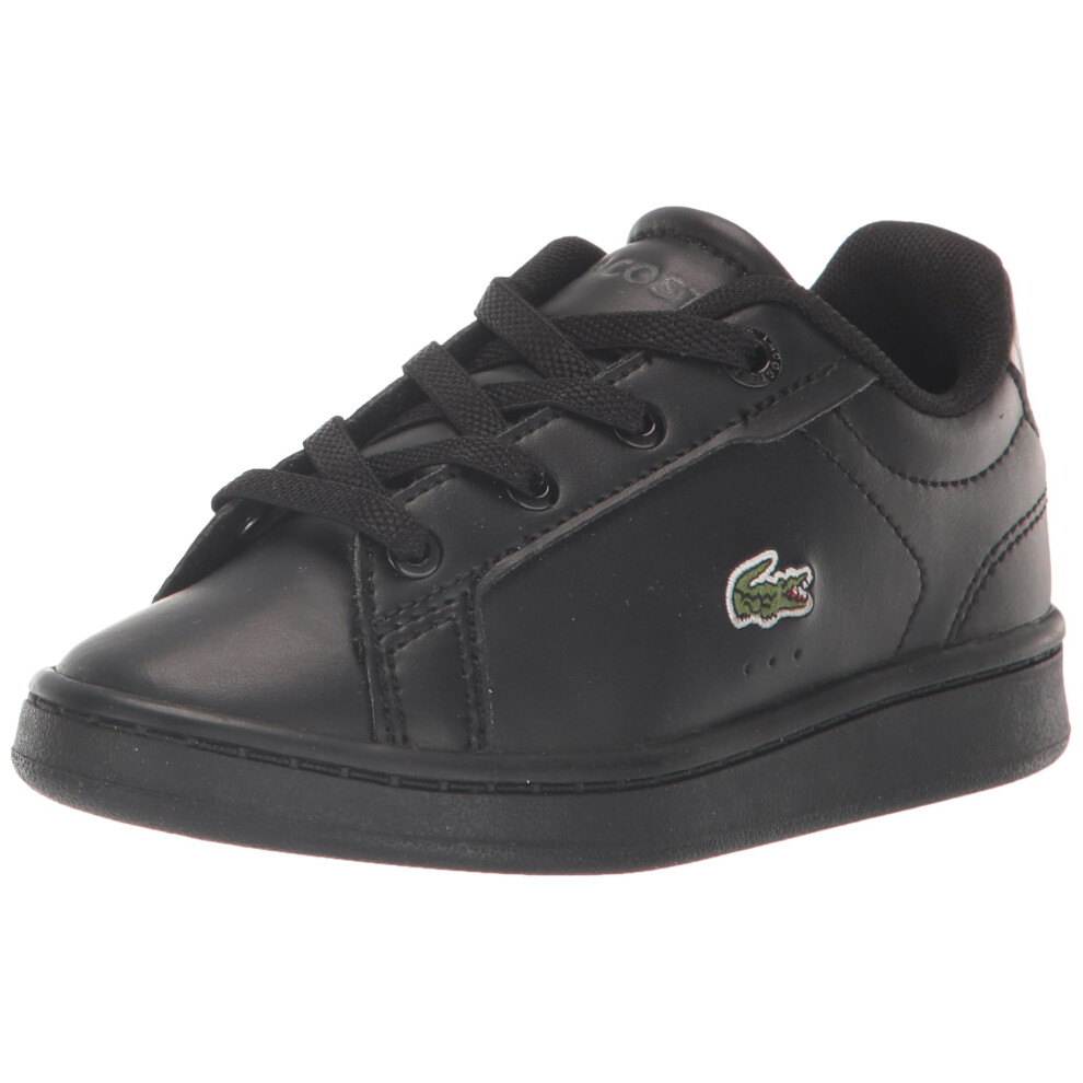 Lacoste Kids 46SUI0006 Sneaker  BLK/BLK  6 US Unisex Toddler