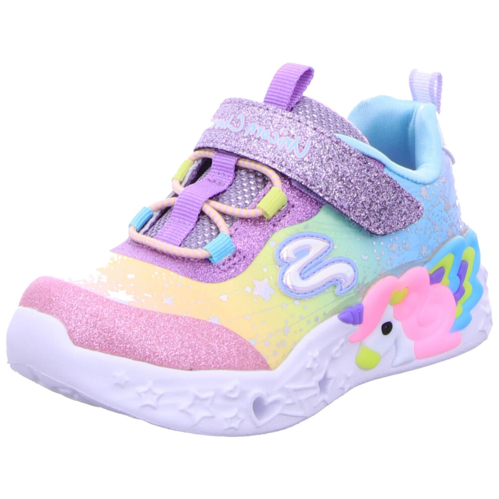 Skechers Kids Girls Unicorn Charmer-Twilight Dr Sneaker  Purple/Multi