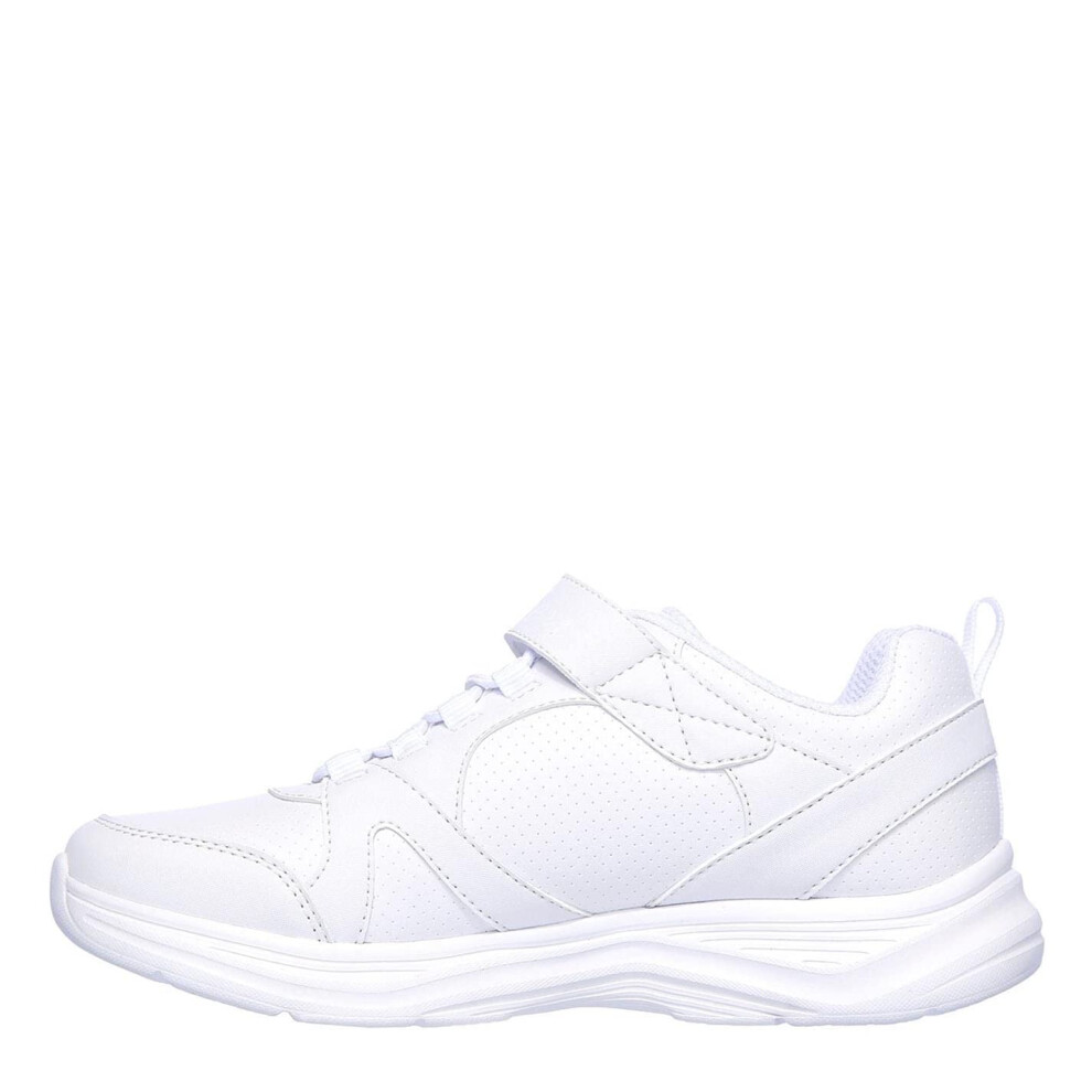 Skechers Girls Glimmer Kicks-School Struts Sneaker  White  2 Little Ki