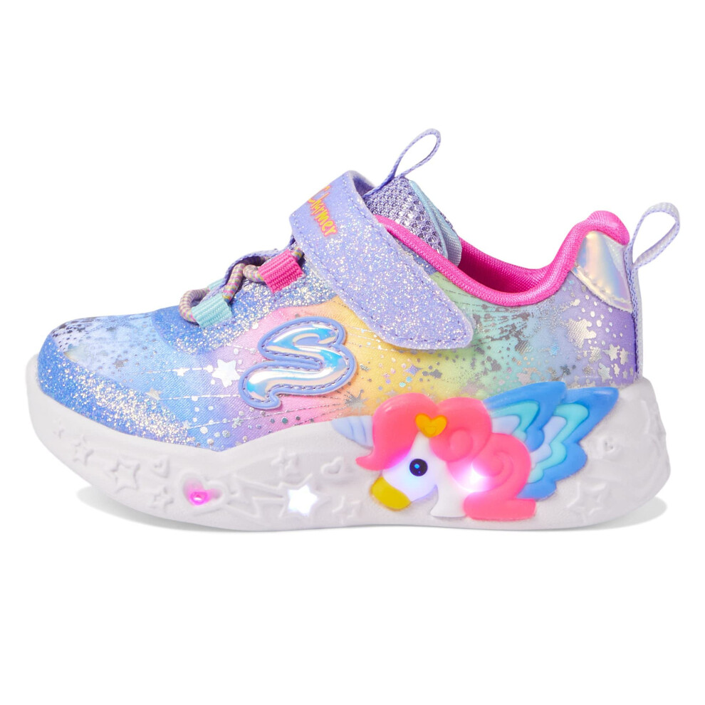 Skechers Kids Girls Unicorn Charmer-Twilight Dr Sneaker  Blue/Multi  1