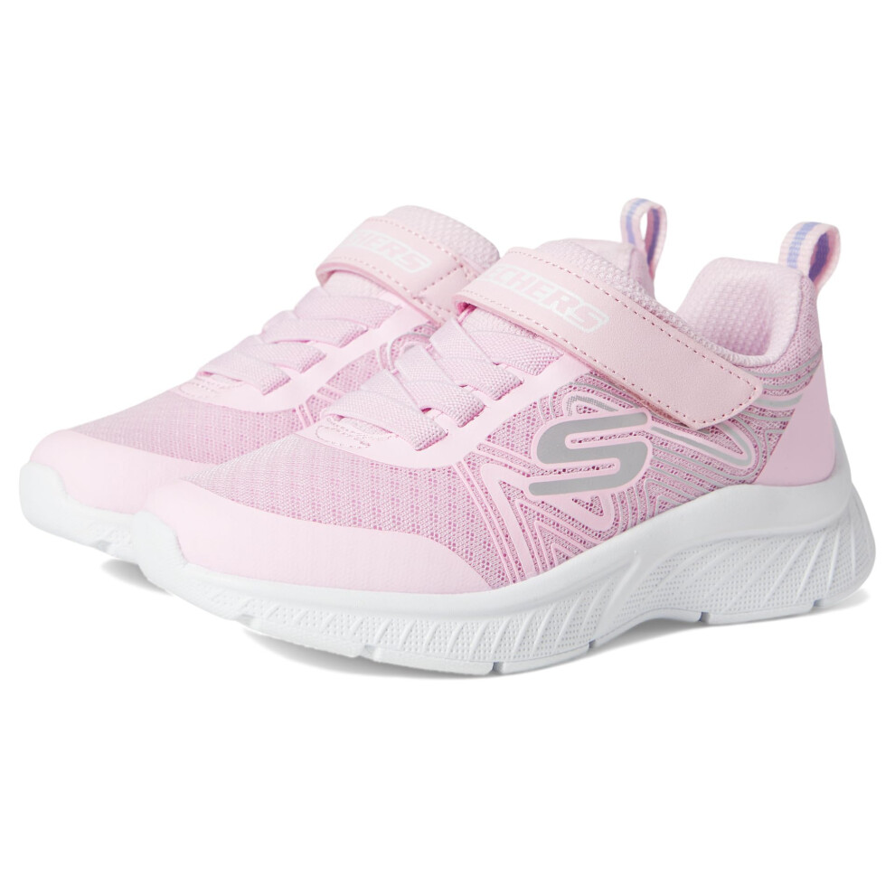 Skechers Kids Girls Microspec Plus-Swirl Sweet Sneaker  Light Pink  1.