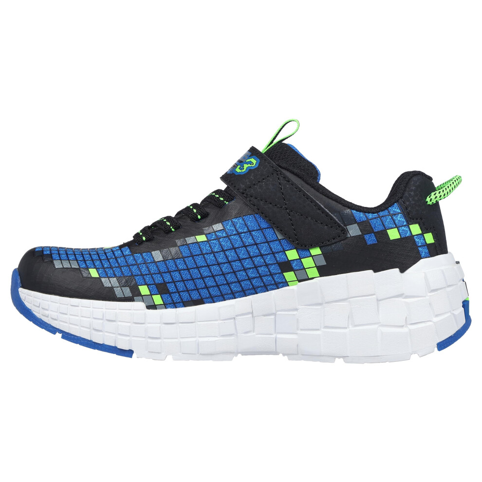 Skechers Mega-Craft 3.0 Sneaker  Black/Blue/Lime  12 US Unisex Little