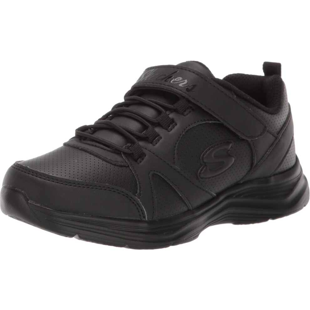 Skechers girls Glimmer Kicks Sneaker  Black/Black  3.5 Little Kid US