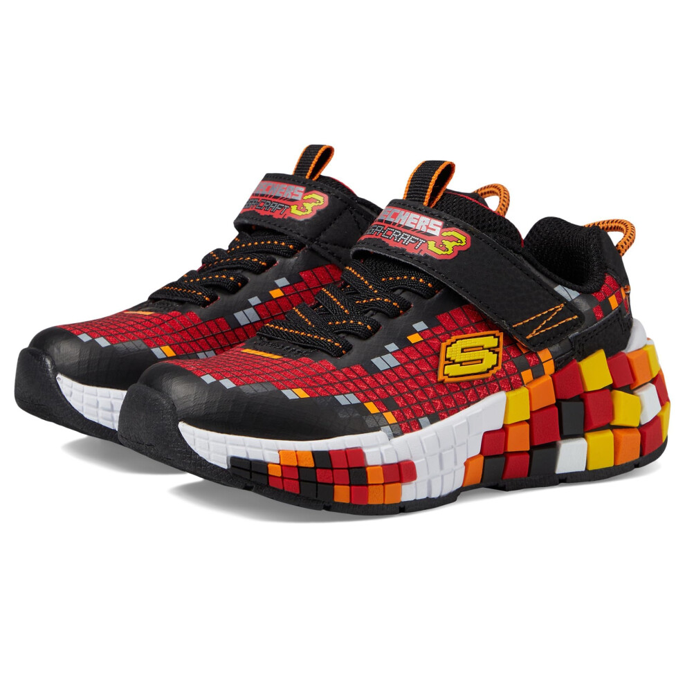 Skechers Mega-Craft 3.0 Sneaker  Black/Red  12.5 US Unisex Little Kid