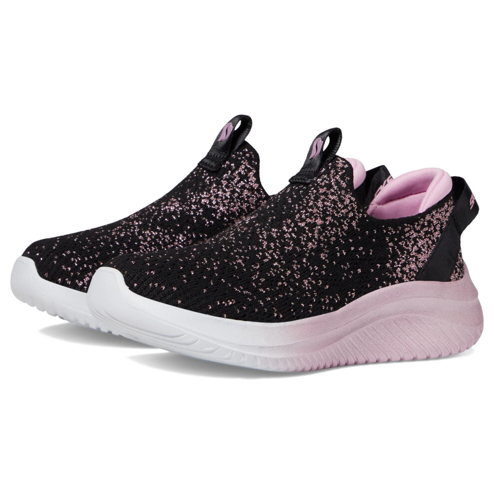 Skechers Kids Ultra Flex 3.0-All Things S Sneaker  Black/Rose Gold  3.