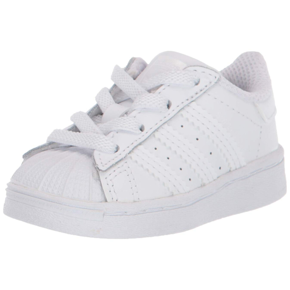 adidas Originals Superstar Foundation Sneaker  White/White/White  3 US