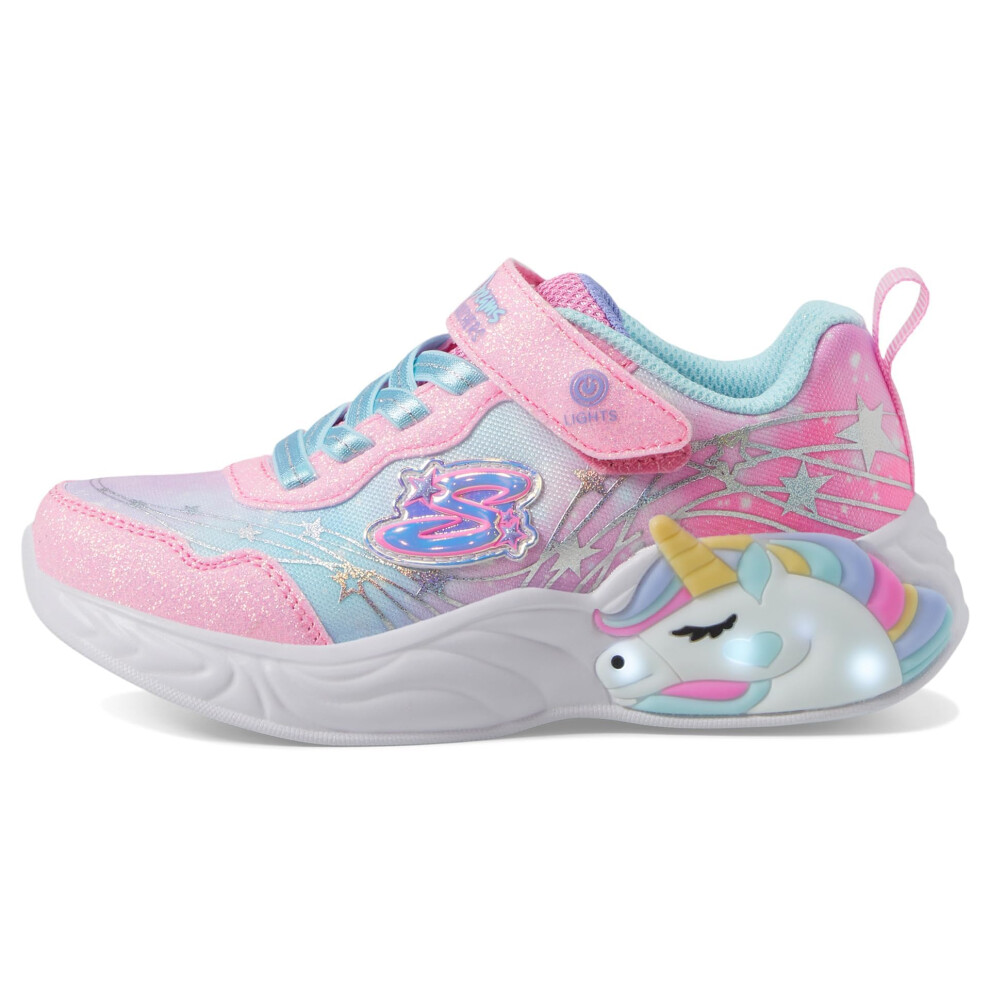 Skechers Kids Girls Unicorn Dreams-Wishful MAGI Sneaker  Pink/Turquois