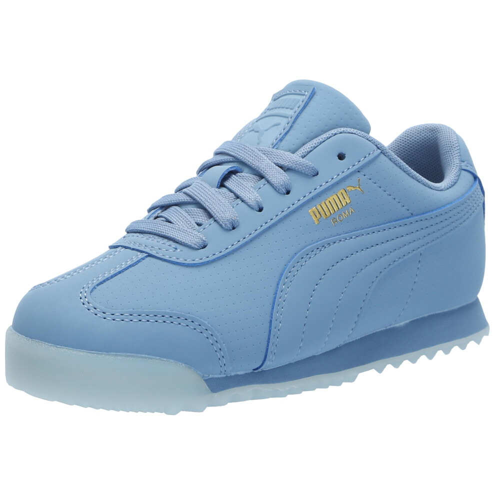 PUMA Roma Sneaker  Zen Blue-ICY Blue  5.5 US Unisex Big Kid