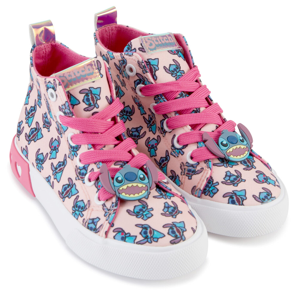 Disney Girls Lilo & Stitch Sneakers - Lilo and Stitch High Top Athleti