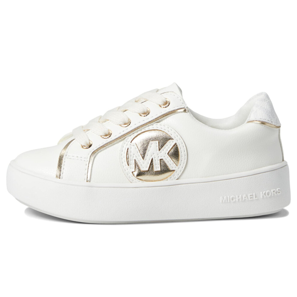 Michael Kors Girl's Jordana Poppy (Little Kid/Big Kid) White Smooth 3