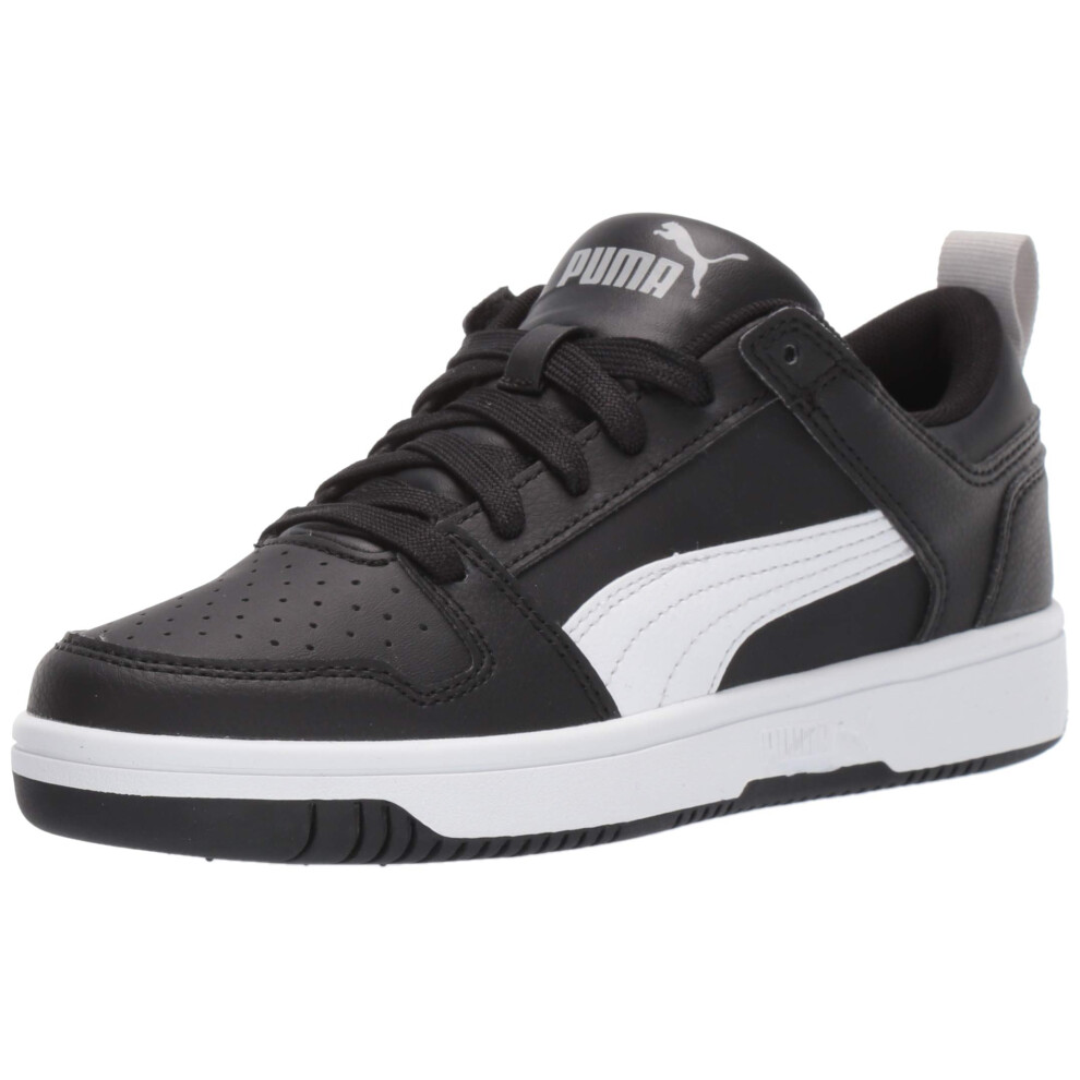 PUMA Rebound Layup Sneaker  Black White-high Rise  6.5 US Unisex Big K