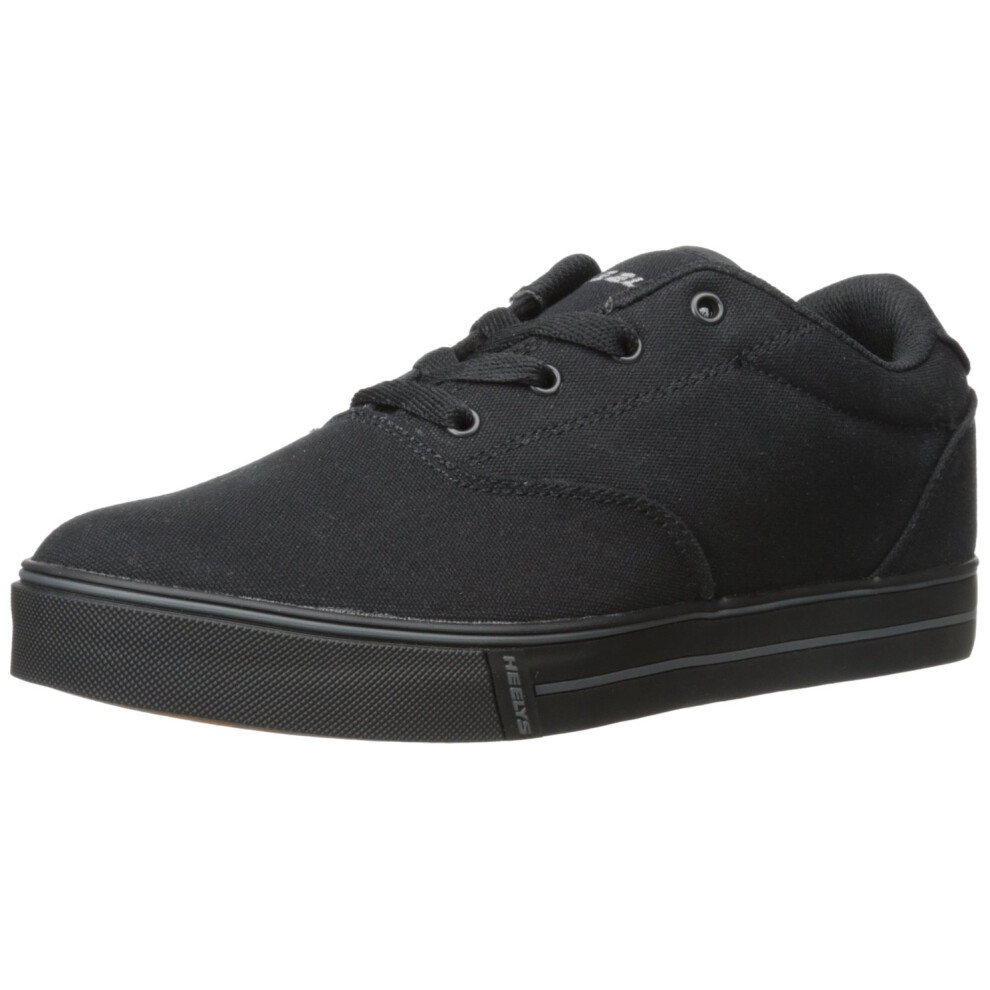 Heelys Launch-K Skate Shoe Black Canvas 7 M US Big Kid