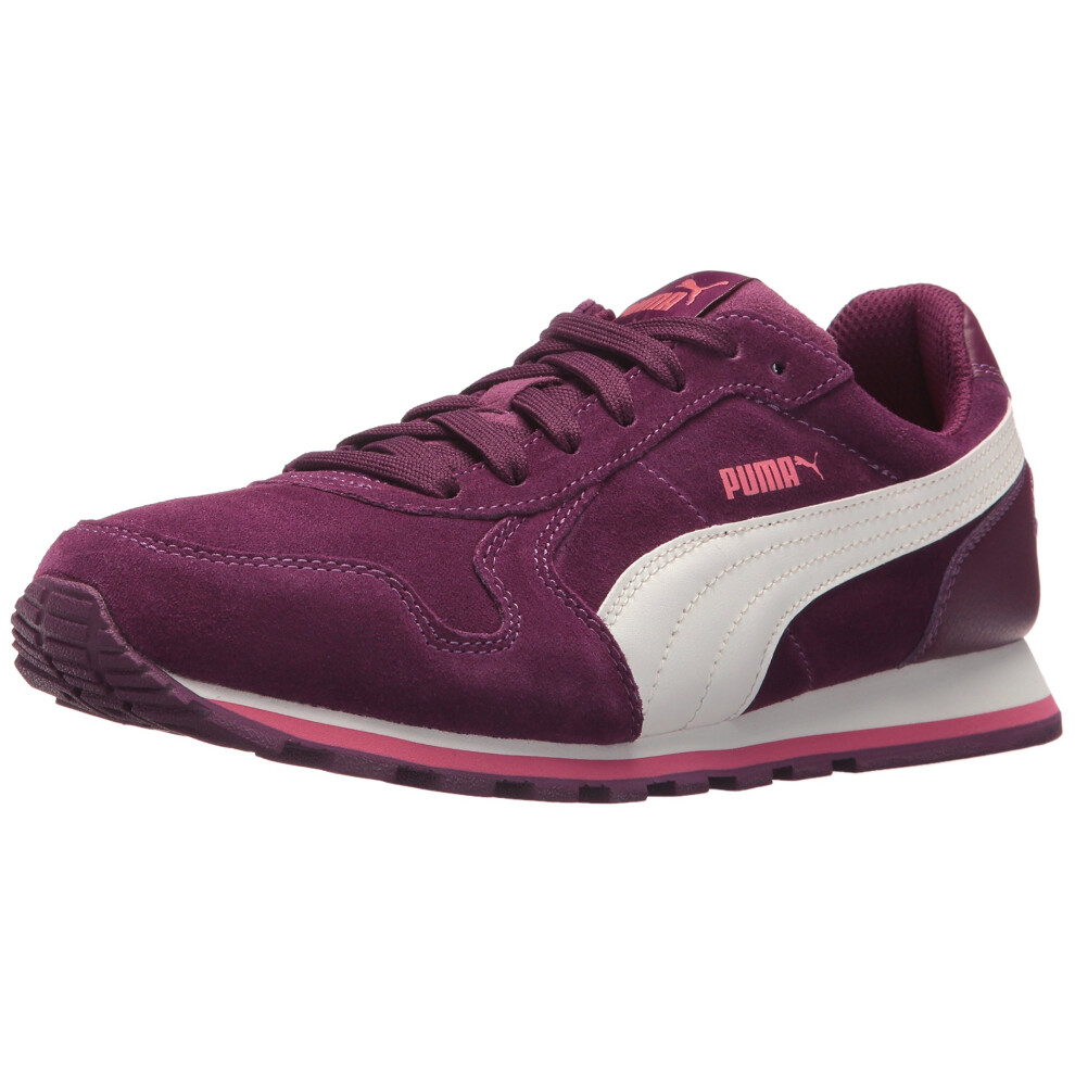 Puma Girls ST Runner SD Jr Casual Athletic Sneaker  Dark Purple/Marshm