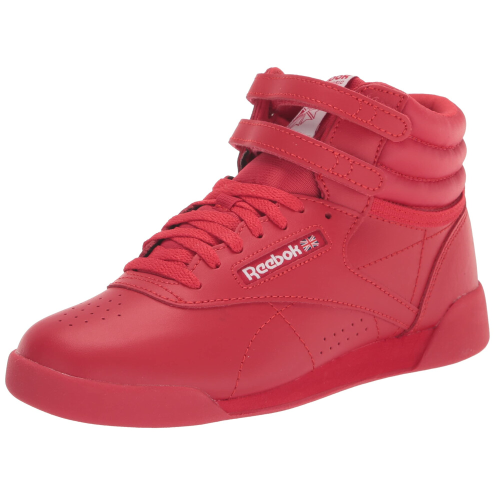 Reebok Girls Freestyle Hi Sneaker  Vector Red/Vector Red/FTWR White  7