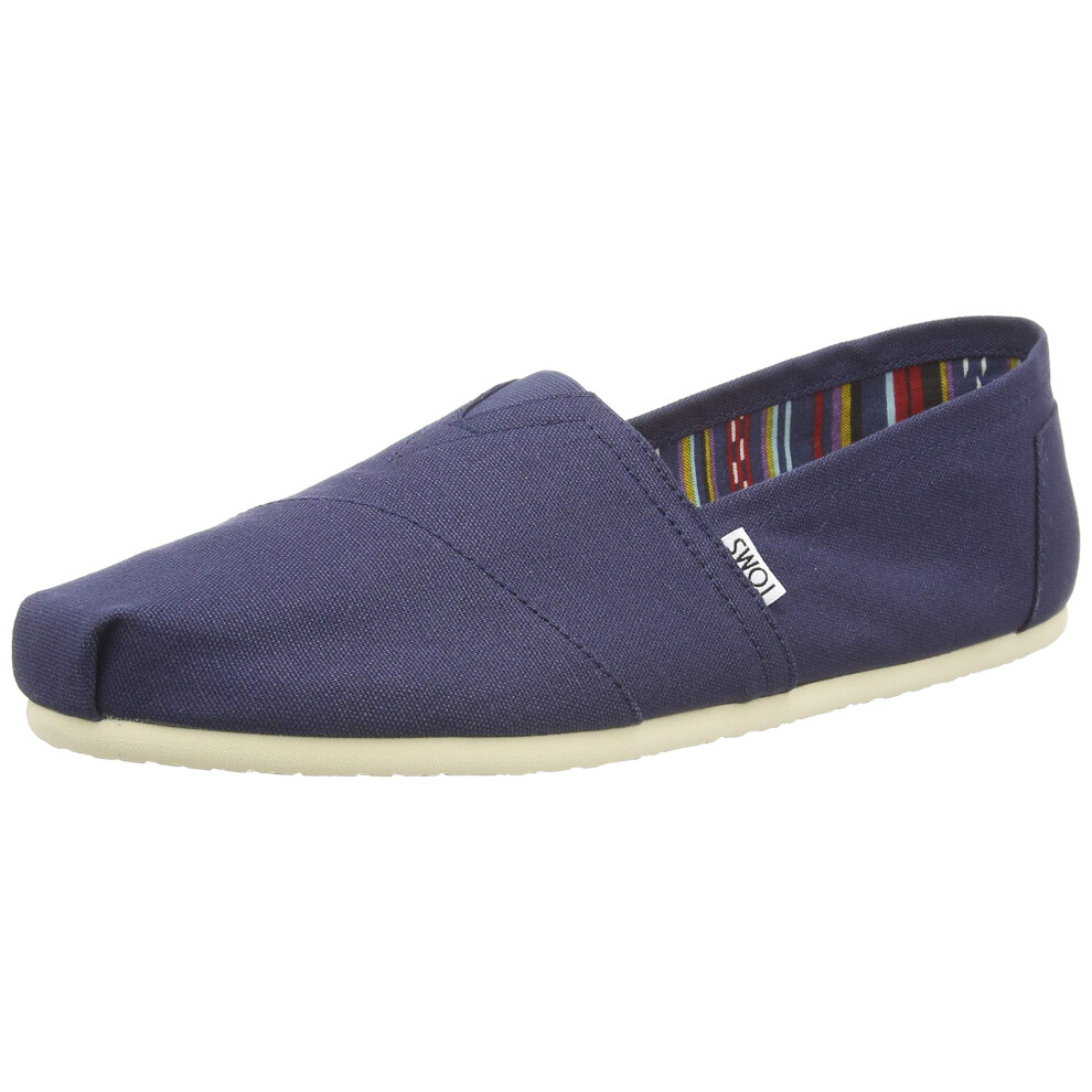 Toms Women's Espadrille  Blue Navy Canvas 410  7