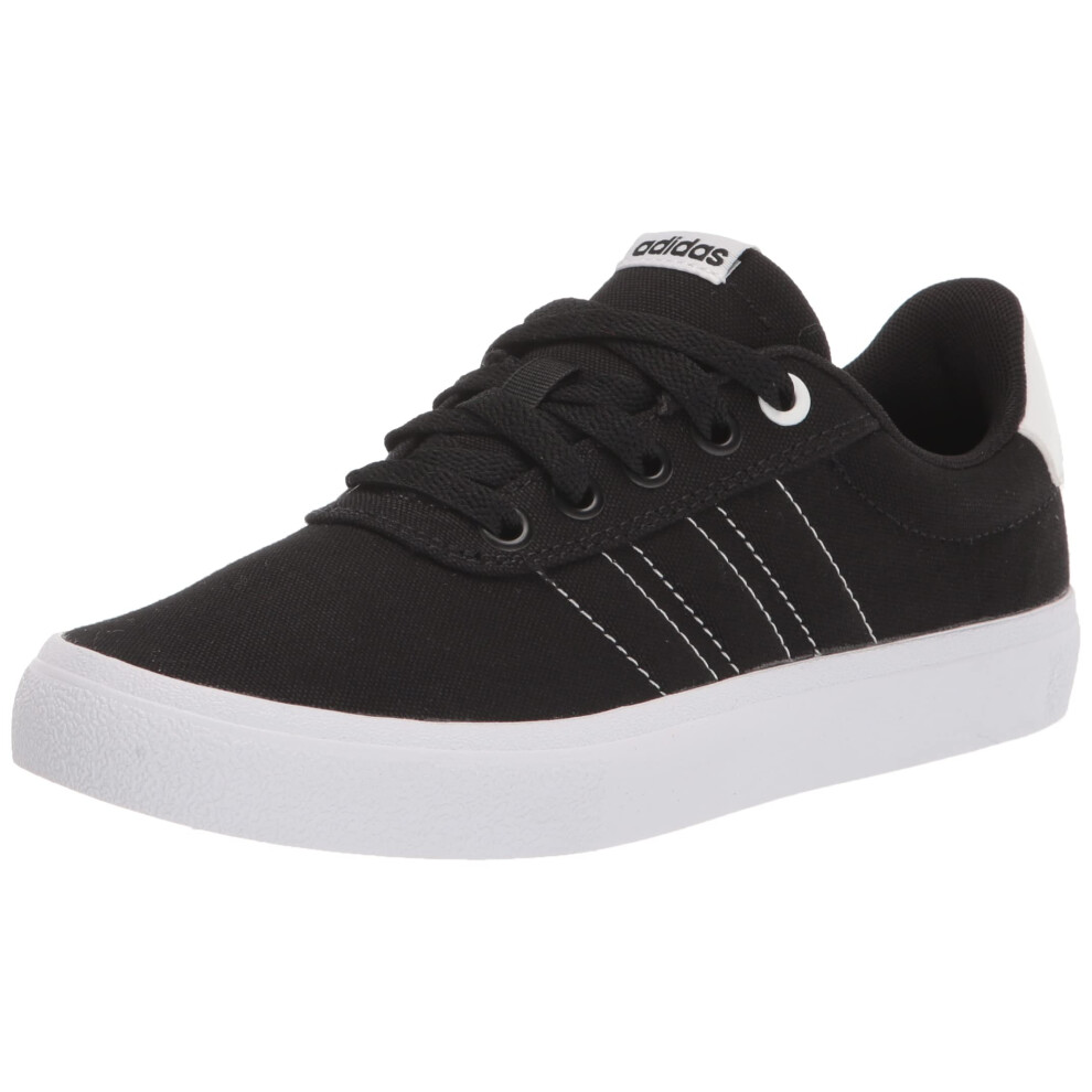 adidas VULCRAID3R Skate Shoe  Black/White/Black  2 US Unisex Little Ki