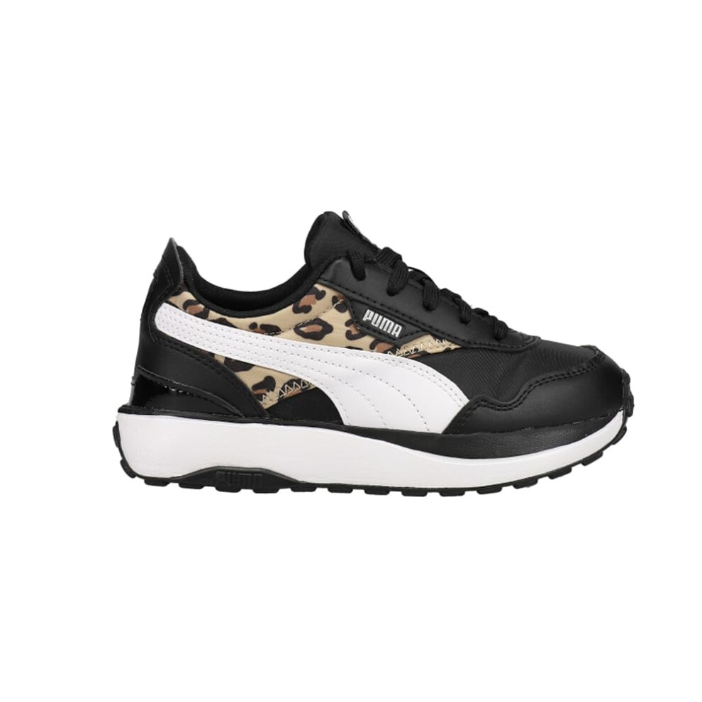 PUMA Girl's Cruise Rider Summer Roar (Little Kid) Puma White/Beetroot