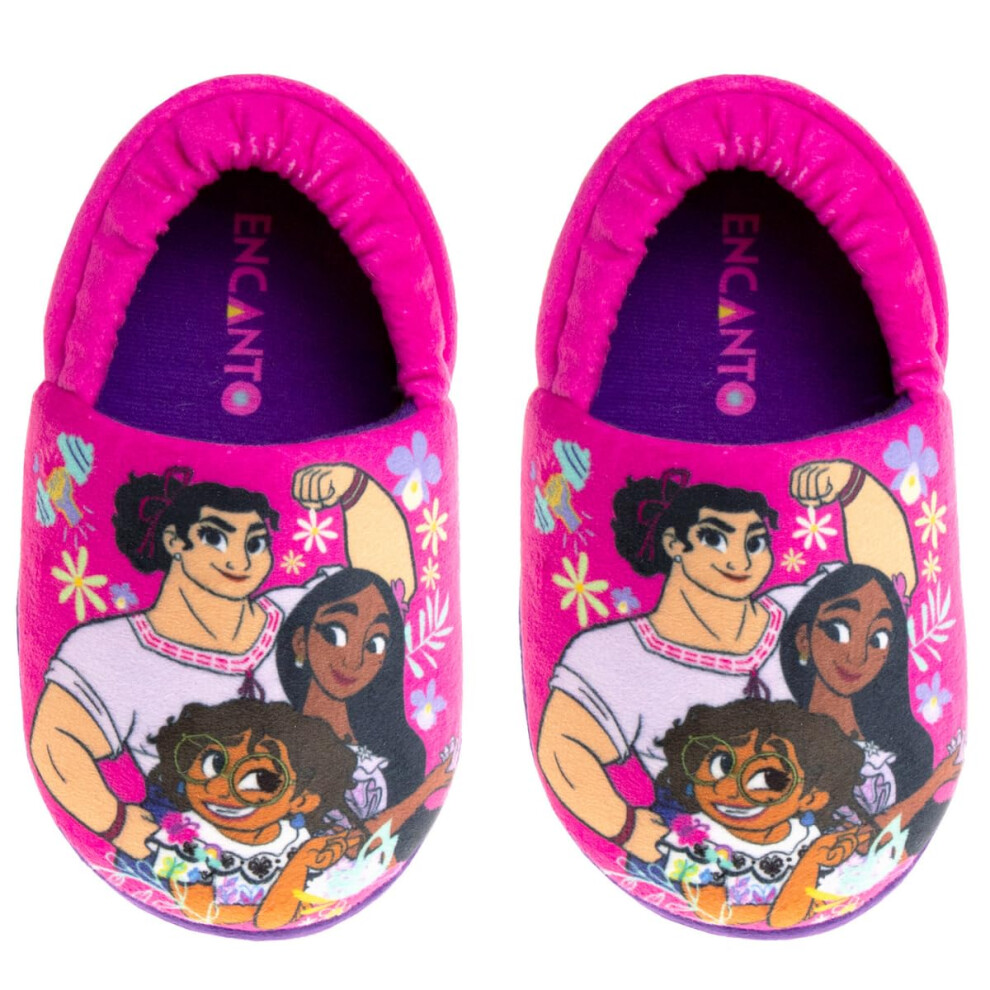 Disney Girl Encanto Slippers - Plush Lightweight Warm Comfort Soft Ali