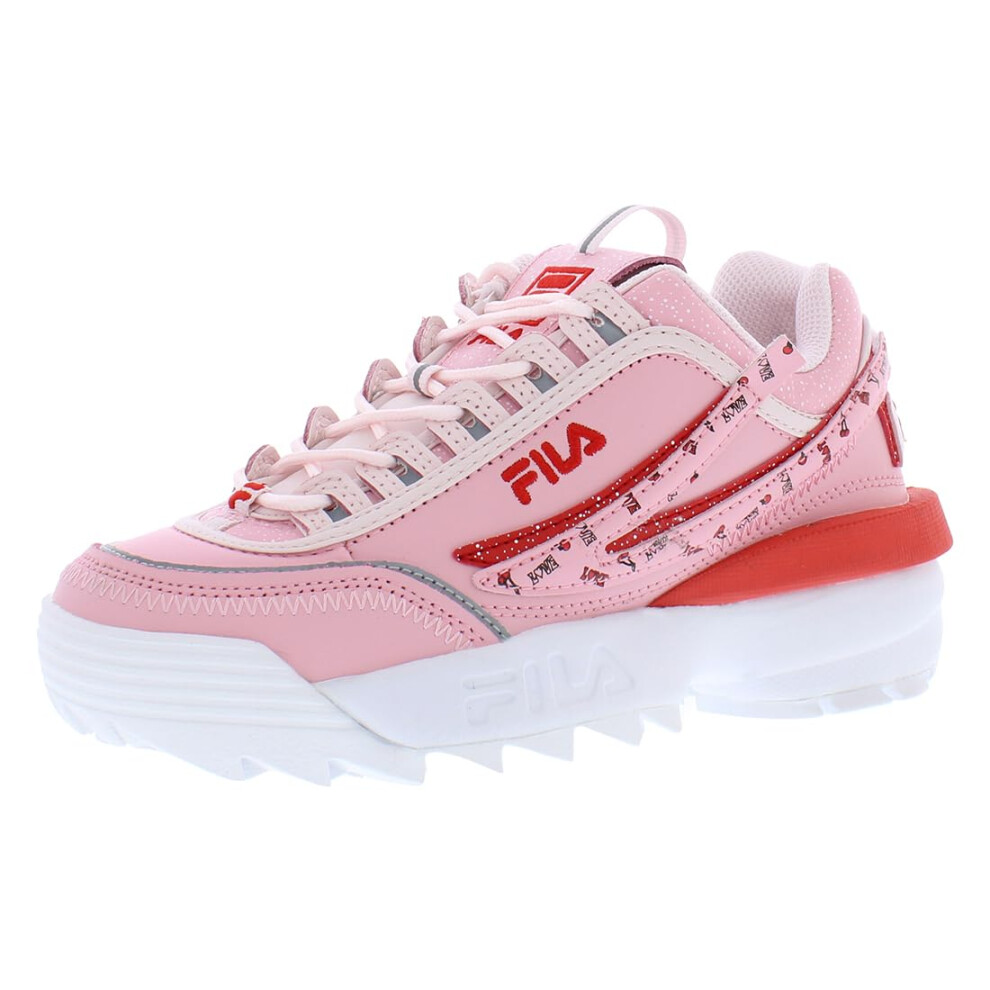 Fila Disruptor II EXP (Big Kid) Primrose Pink/Coral Blush/White 7 Big