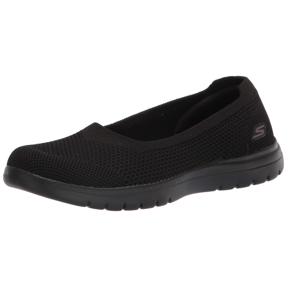 Skechers Women's Loafer Flat  Black  8.5