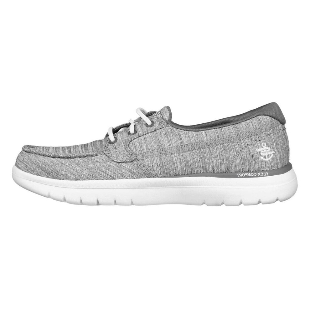 Skechers womens Boat Shoe  Grey  6.5 US