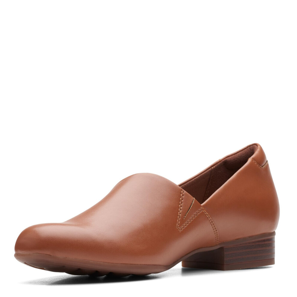 Clarks Women's Juliet Palm Loafer  Caramel  8