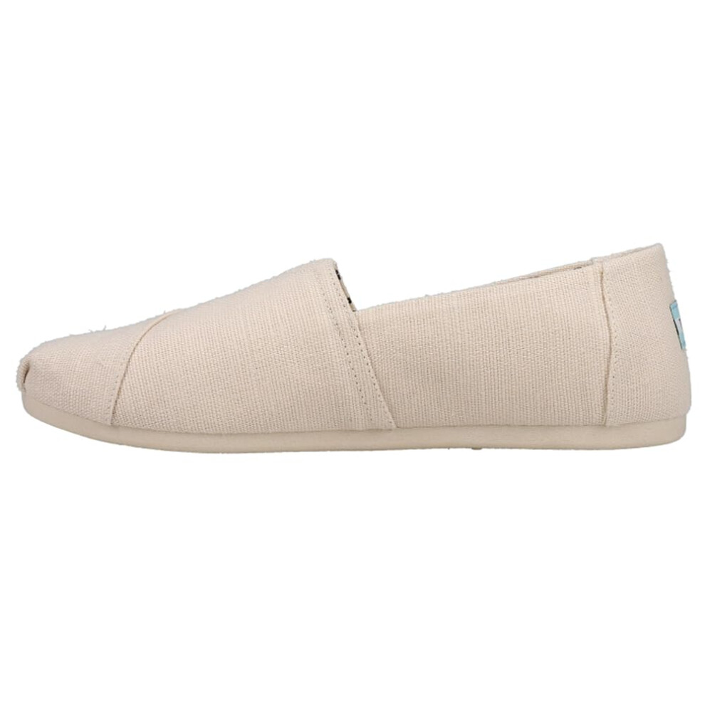 TOMS Womens Alpargata Canvas Slip On Flats Casual - Beige - Size 9.5 B