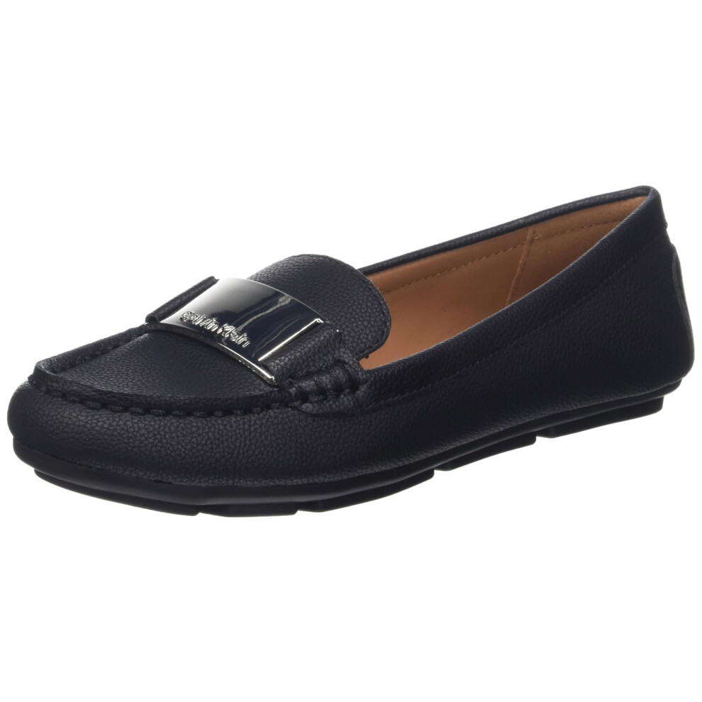 Calvin Klein Women's Lisette Loafer Flat  Black  10