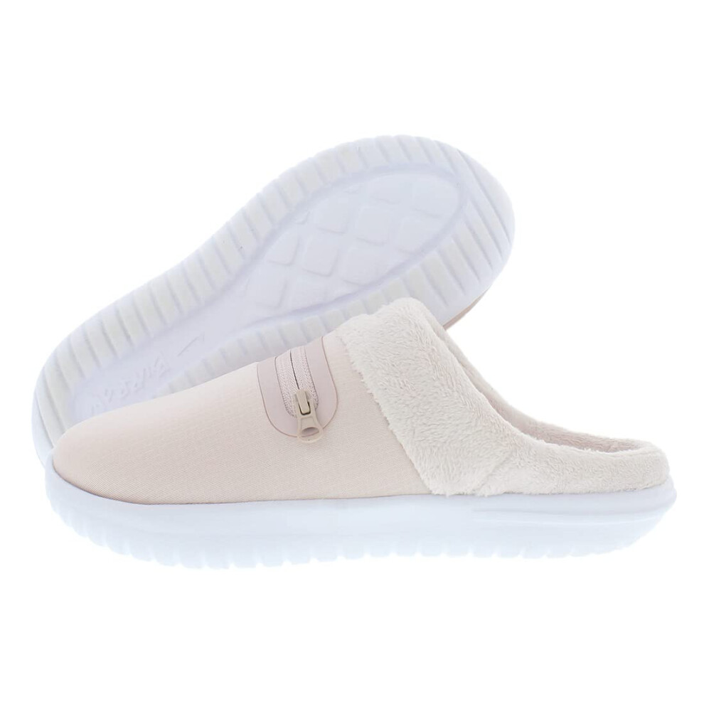 Nike Womens Burrow NA Slipper (Barely Rose/White-White  7)