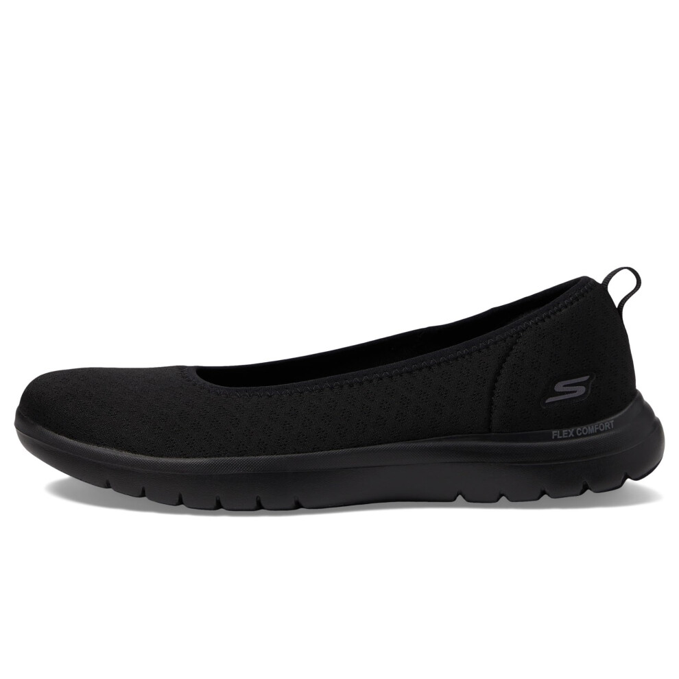 Skechers Women's Slip on Loafer  Black  7