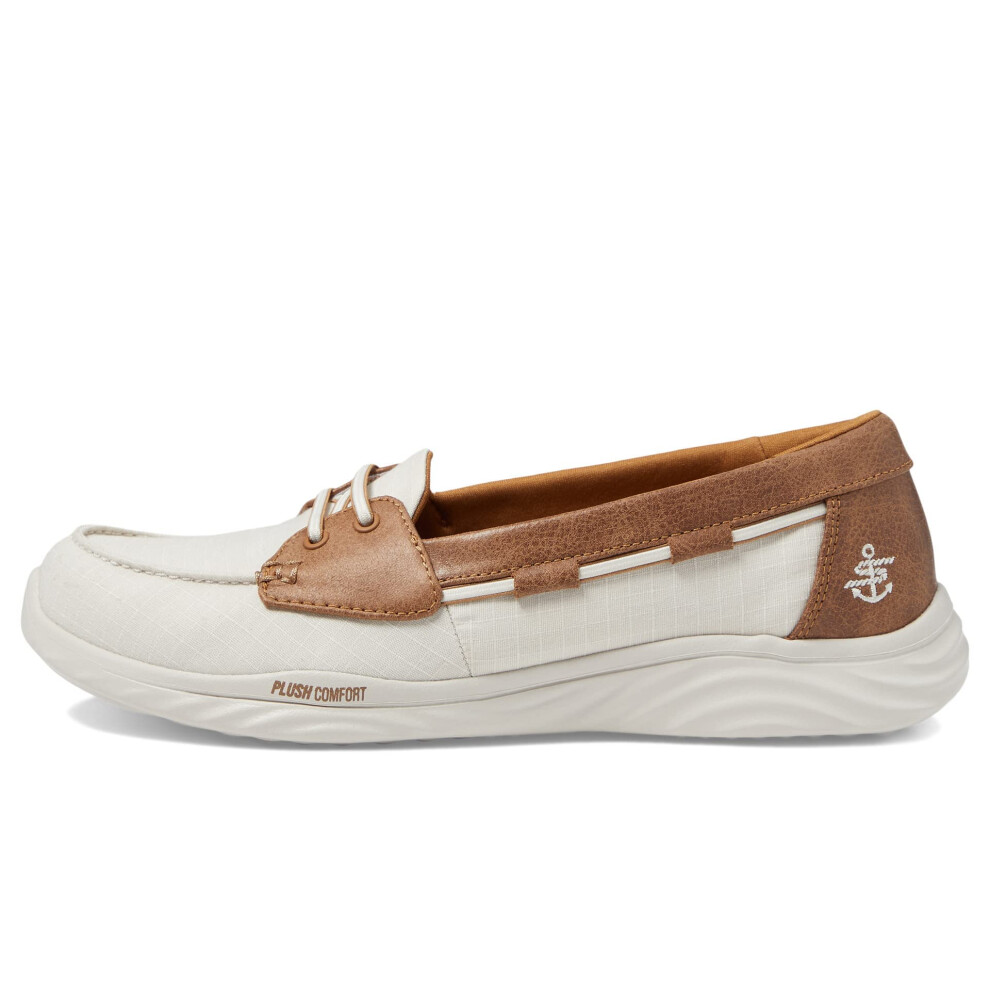 Skechers Women's ON-The-GO Ideal-Set SAIL Boat Shoe  Natural  11