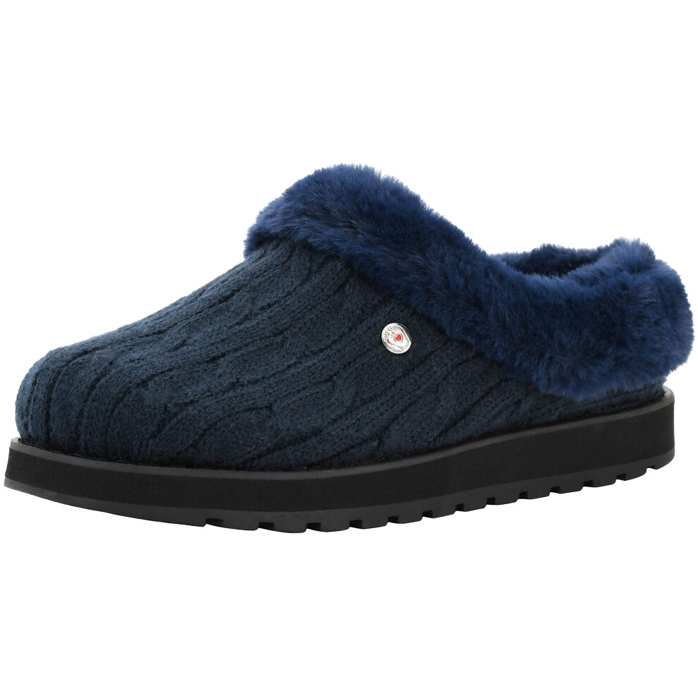 Skechers BOBS from Women's Keepsakes Ice Angel Navy Slipper 7.5 M US