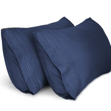 Lirex Pillow Cases (2 Pack) 1800 Thread Count Embroidered King Size S