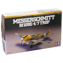Tamiya 60755 Messerschmitt Bf109e-4/7 Trop - Modelo de avión a escala 1:72