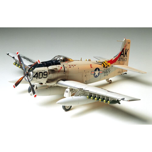 Tamiya Tamiya Models Douglas A-1H Skyraider Model Kit  ages 12 Up 2