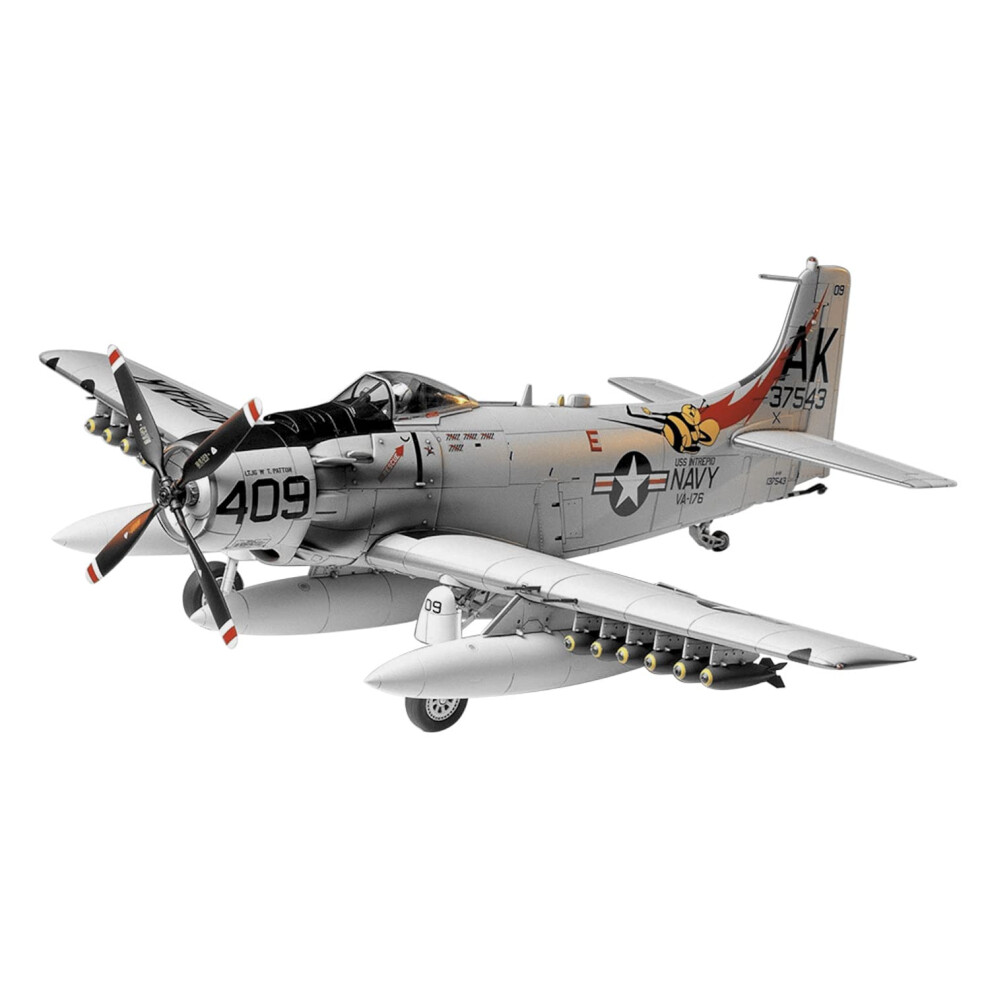 Tamiya Models Douglas A-1H Skyraider Model Kit  ages 12 Up