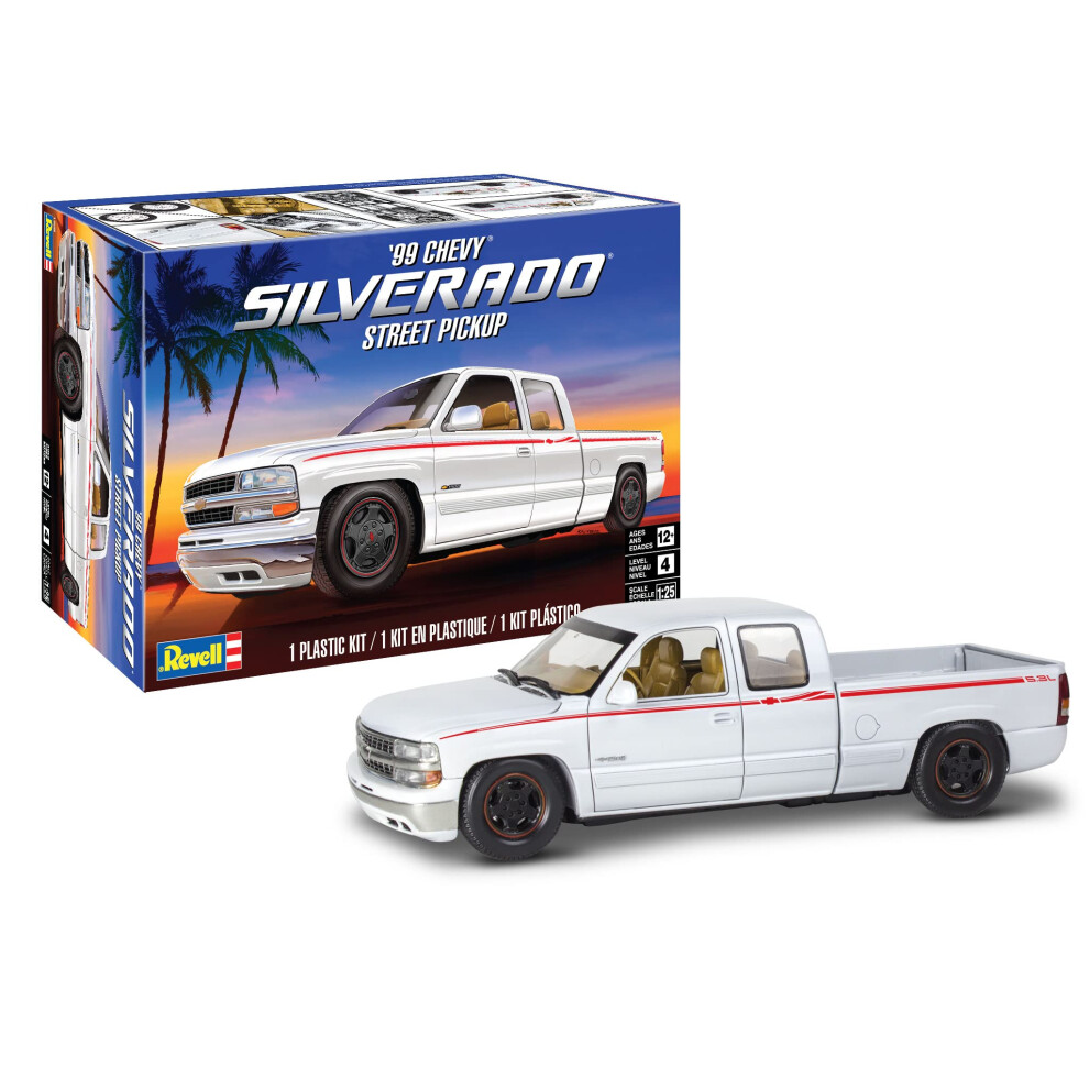 Revell 14538 '99 Chevy Street Silverado Street Pickup 1:25 Scale 150-P