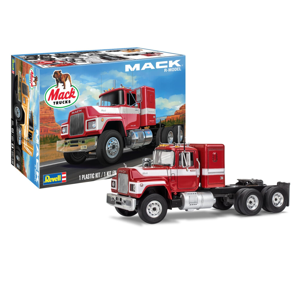 Revell Monogram 11961 Mack R Conventional Truck 1:32 Scale 55-Piece Sk