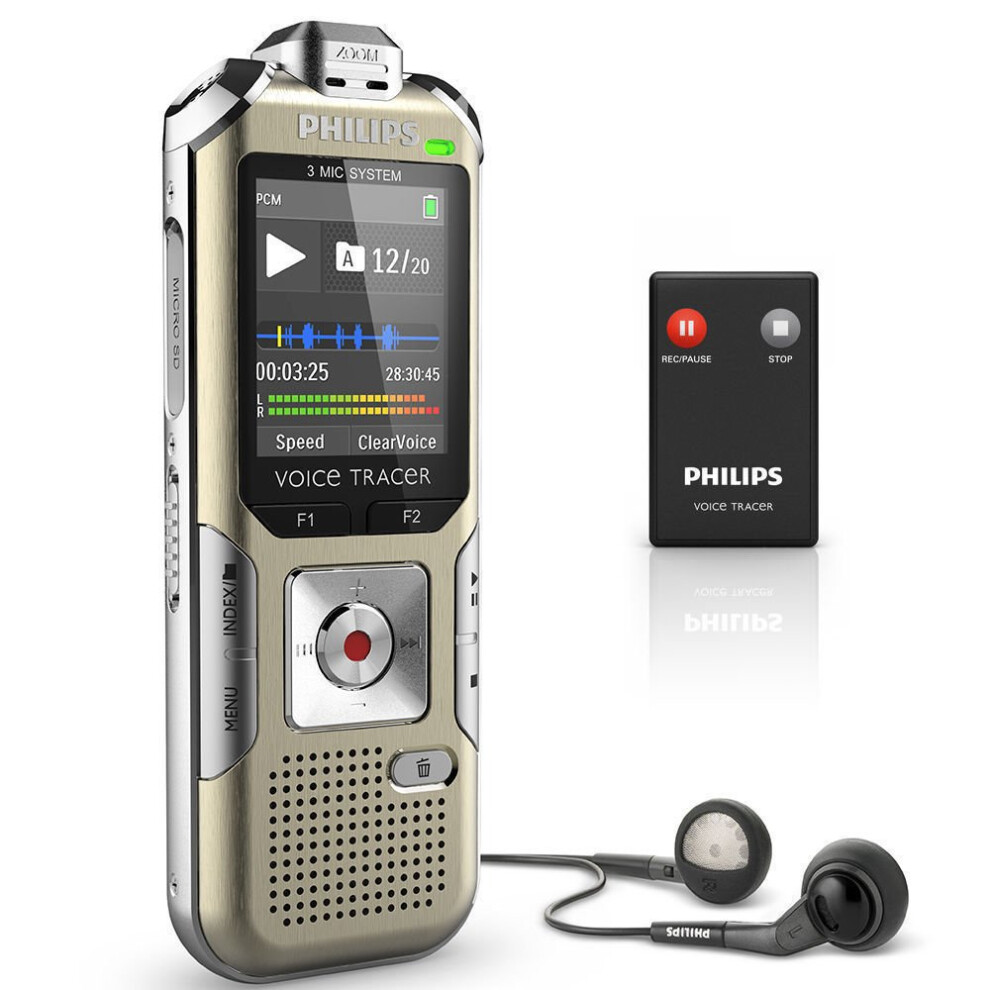 Philips Voice Tracer DCT6500 with 3 Mic High Fidelity Music Recording