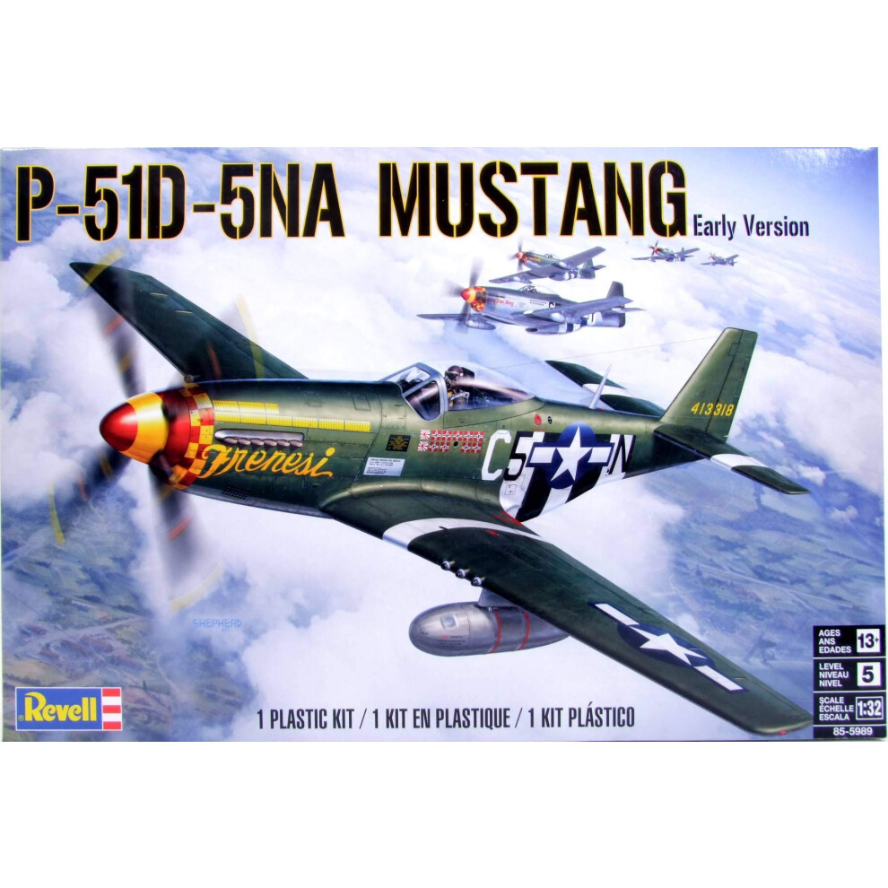 REVELL USA  LLC PLASTIC MODEL KIT MUSTANG  Multi